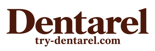 Dentarel logo with try-dentarel.com